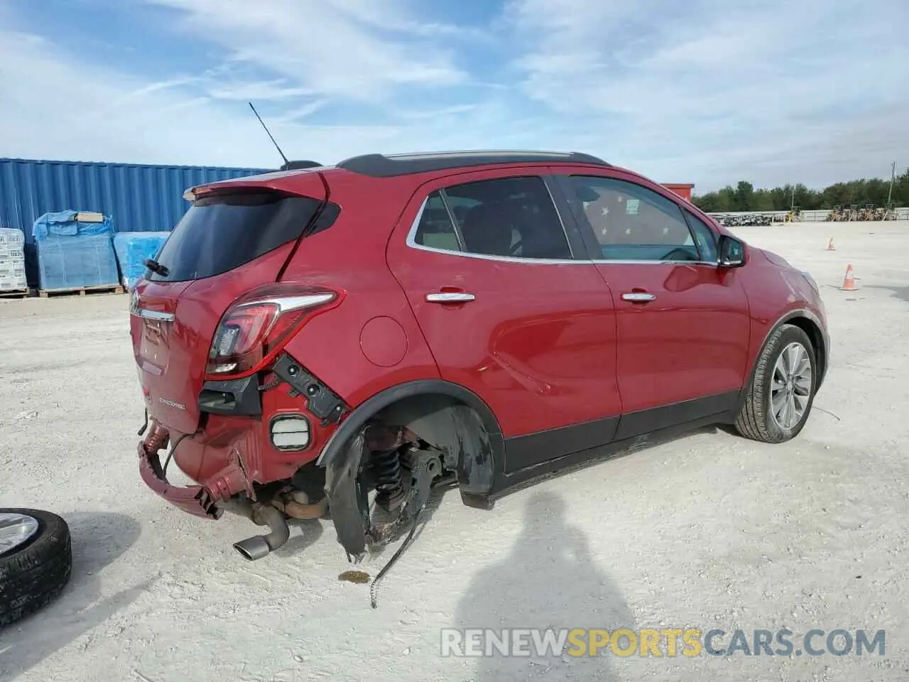 3 Фотография поврежденного автомобиля KL4CJASB9LB024203 BUICK ENCORE 2020