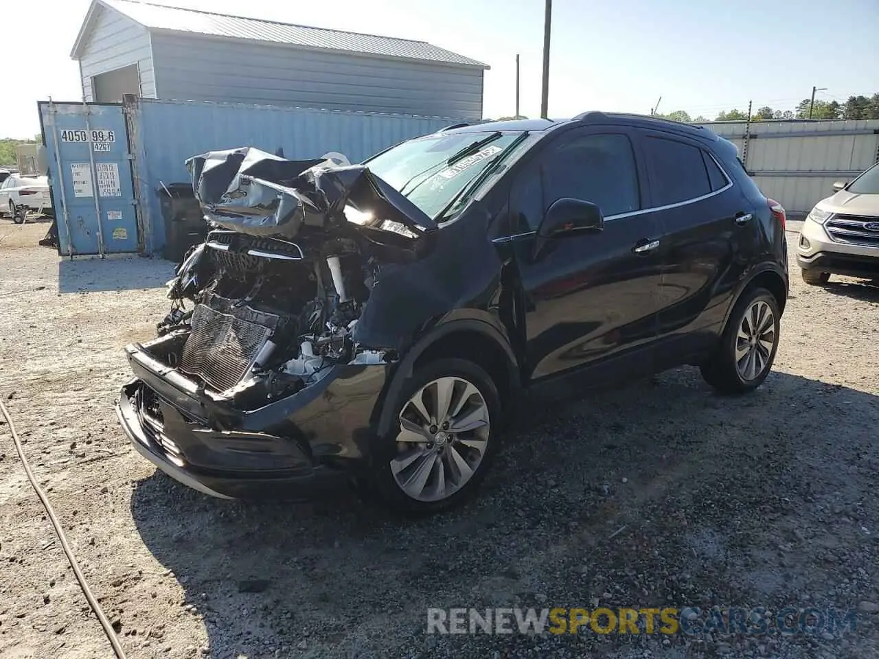 1 Photograph of a damaged car KL4CJASBXLB001593 BUICK ENCORE 2020