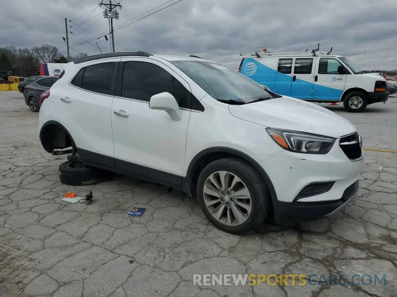 4 Photograph of a damaged car KL4CJASBXLB002095 BUICK ENCORE 2020