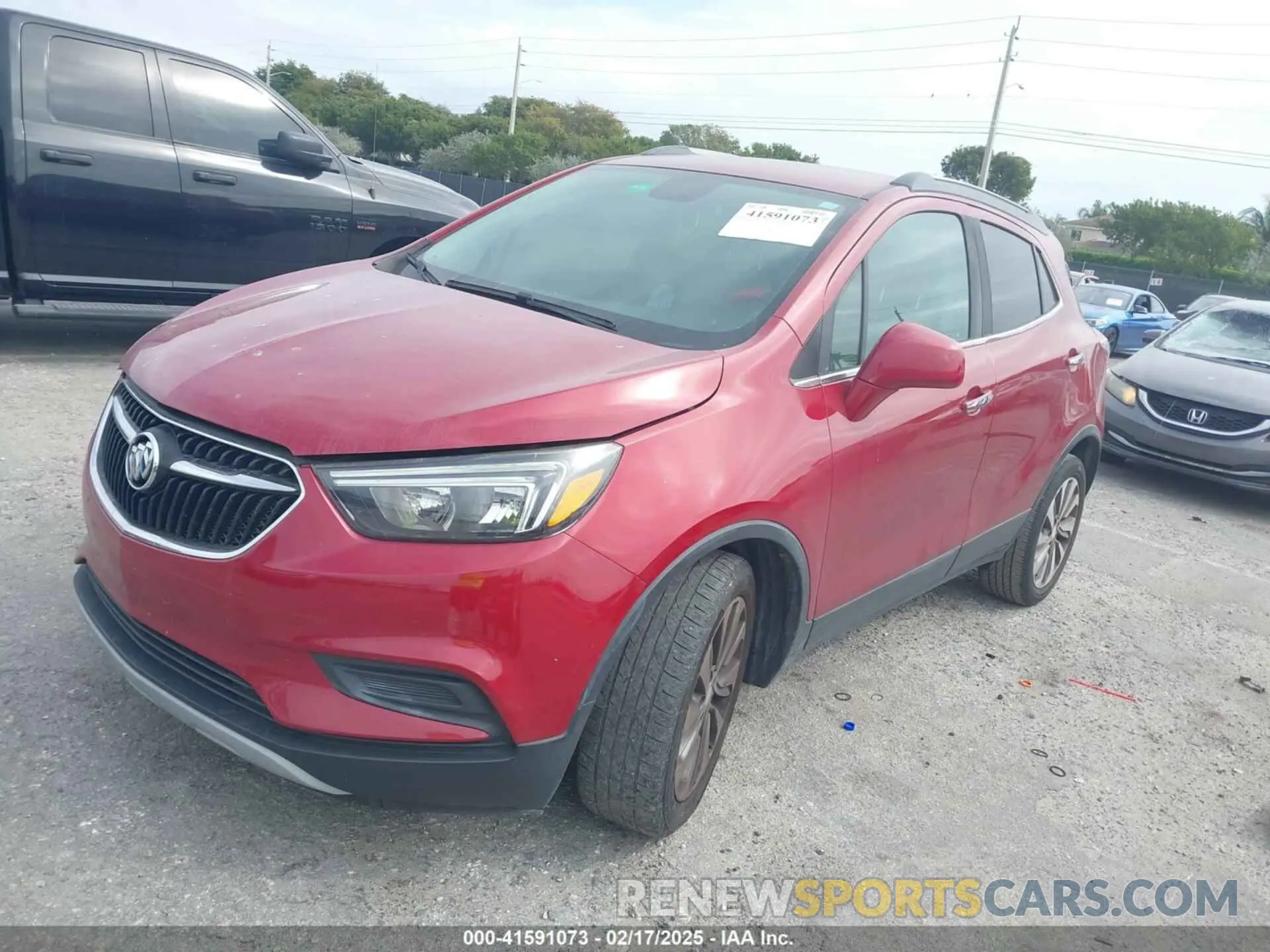 2 Photograph of a damaged car KL4CJASBXLB021097 BUICK ENCORE 2020