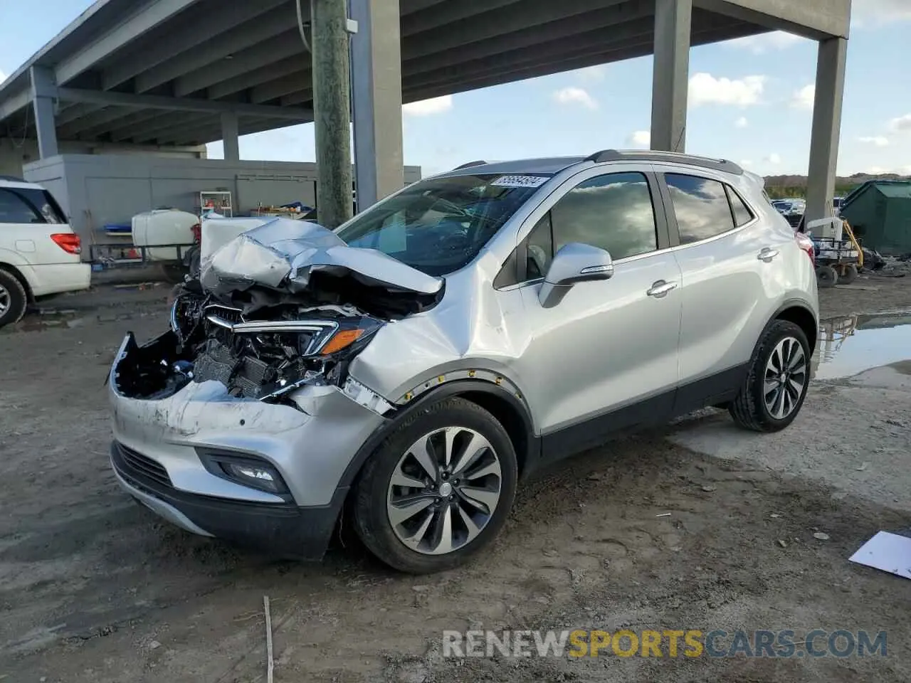 1 Фотография поврежденного автомобиля KL4CJCSB3LB037928 BUICK ENCORE 2020