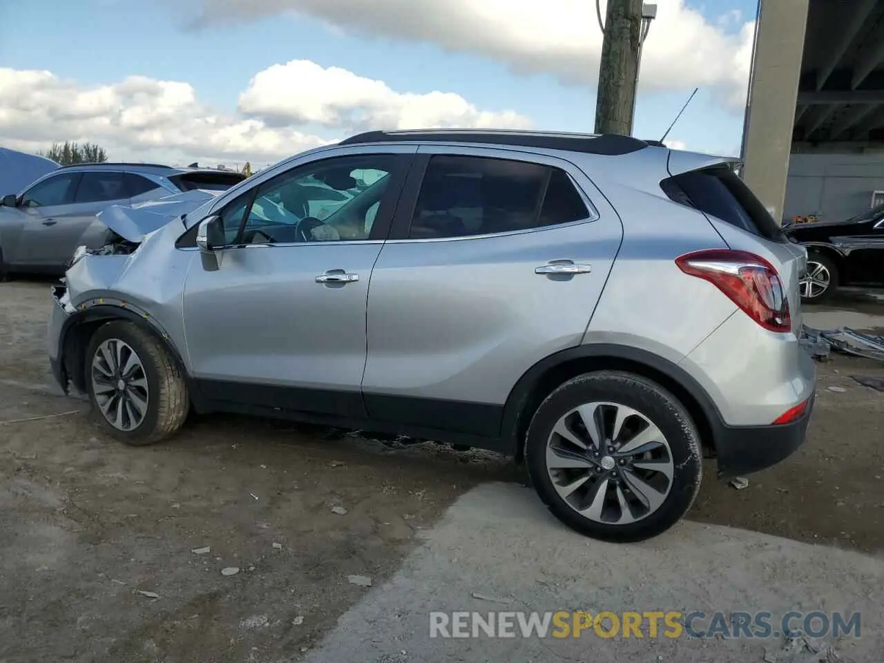 2 Фотография поврежденного автомобиля KL4CJCSB3LB037928 BUICK ENCORE 2020