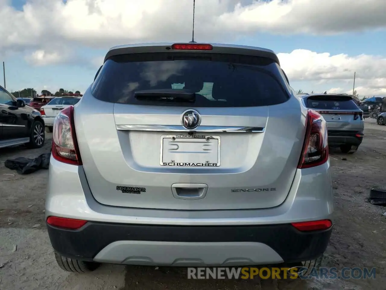 6 Фотография поврежденного автомобиля KL4CJCSB3LB037928 BUICK ENCORE 2020