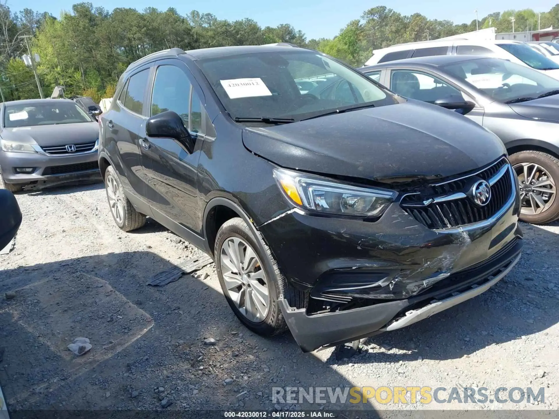 1 Фотография поврежденного автомобиля KL4CJESBXLB005893 BUICK ENCORE 2020