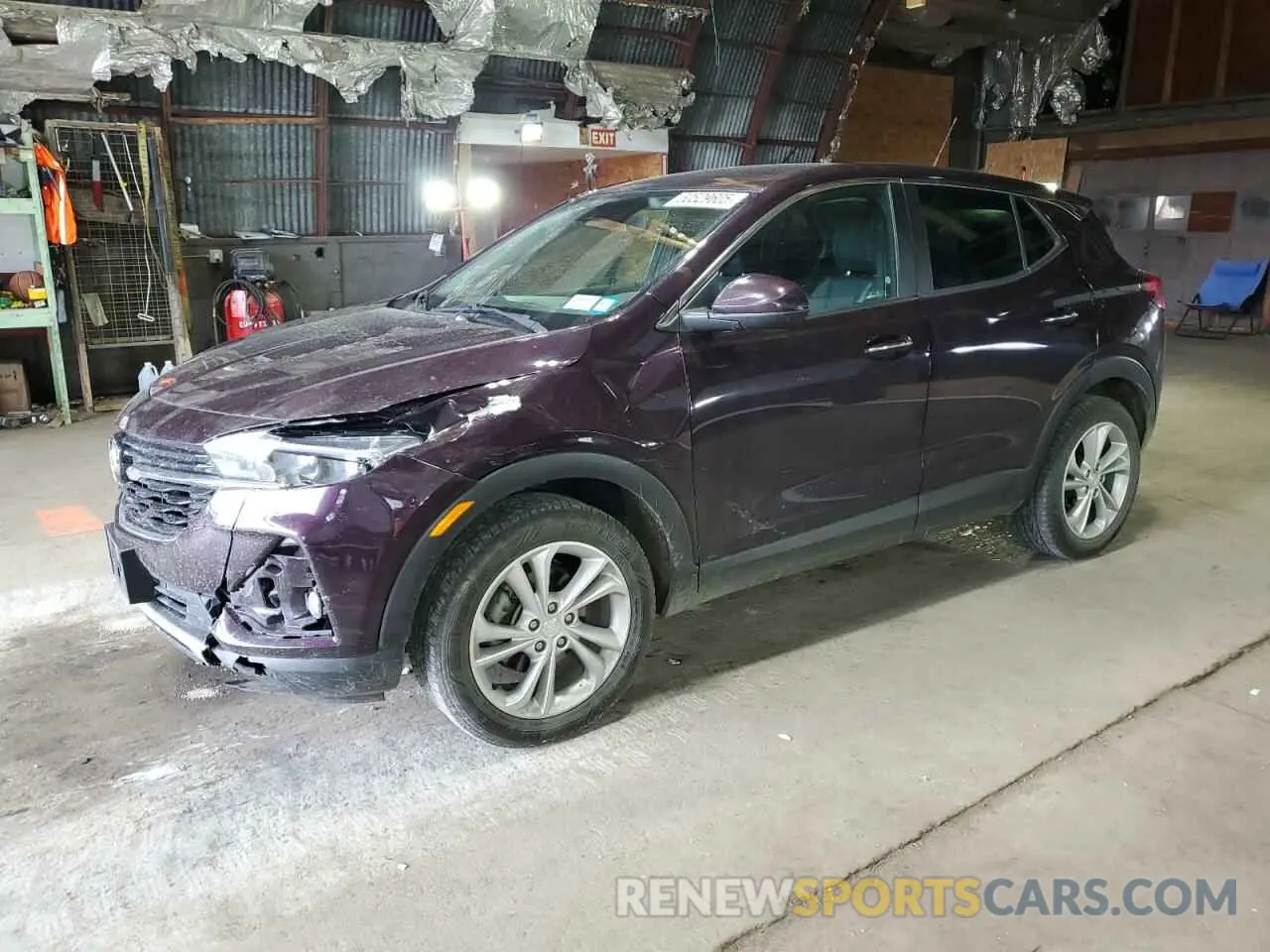 1 Фотография поврежденного автомобиля KL4MMBS21LB101762 BUICK ENCORE 2020