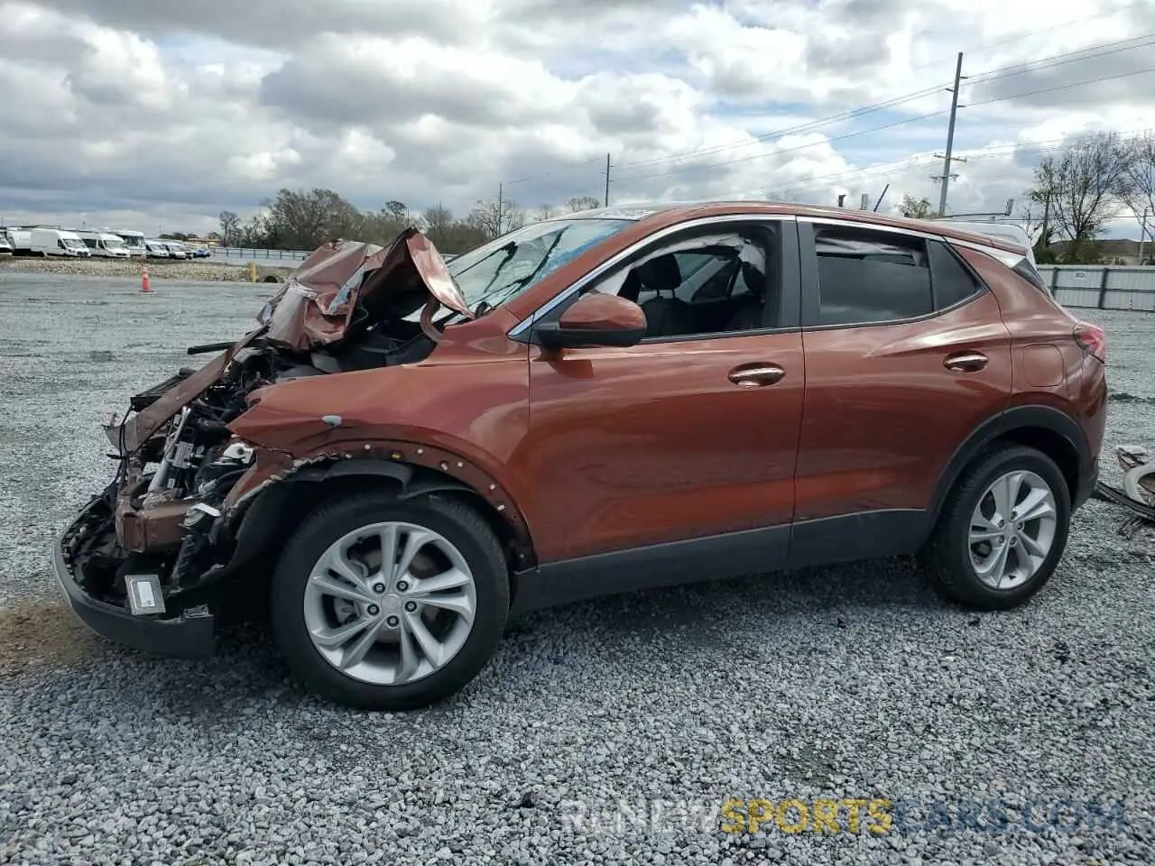 1 Фотография поврежденного автомобиля KL4MMBS28LB130479 BUICK ENCORE 2020