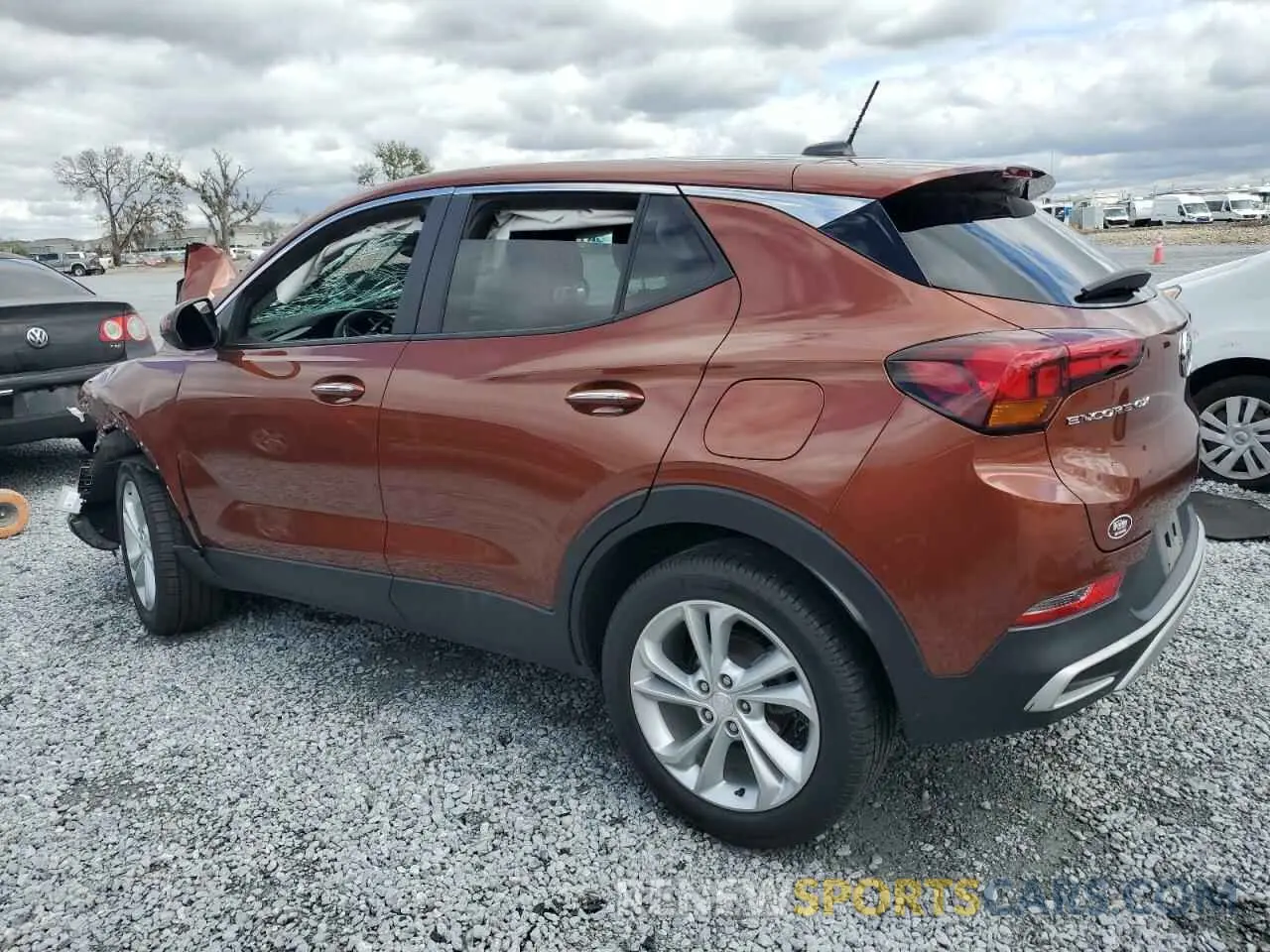 2 Фотография поврежденного автомобиля KL4MMBS28LB130479 BUICK ENCORE 2020
