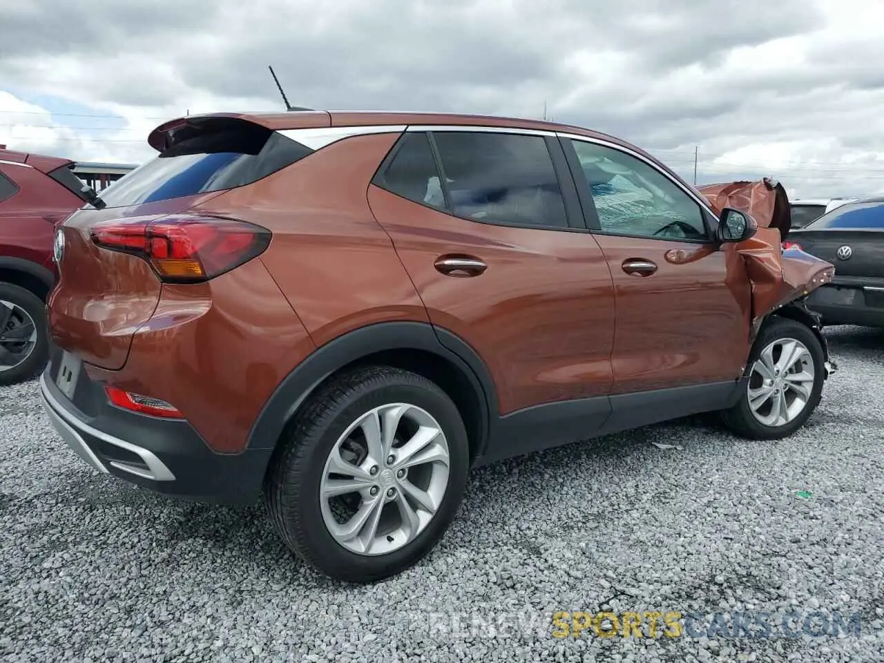 3 Фотография поврежденного автомобиля KL4MMBS28LB130479 BUICK ENCORE 2020
