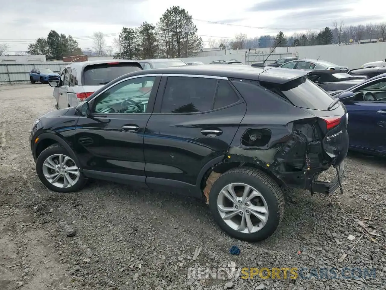 2 Фотография поврежденного автомобиля KL4MMCSL6LB127482 BUICK ENCORE 2020