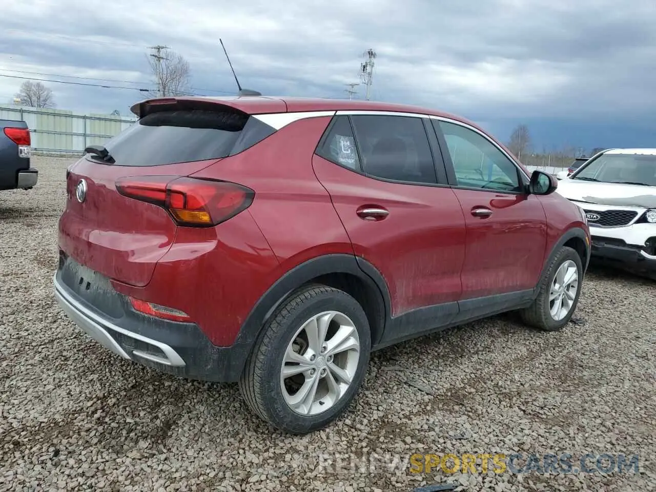 3 Photograph of a damaged car KL4MMCSL8LB116726 BUICK ENCORE 2020
