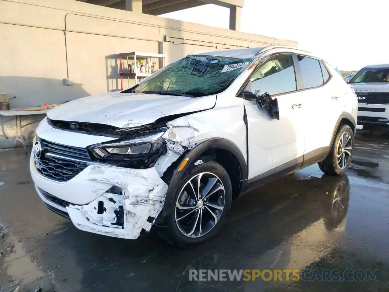 1 Фотография поврежденного автомобиля KL4MMDS20LB071679 BUICK ENCORE 2020
