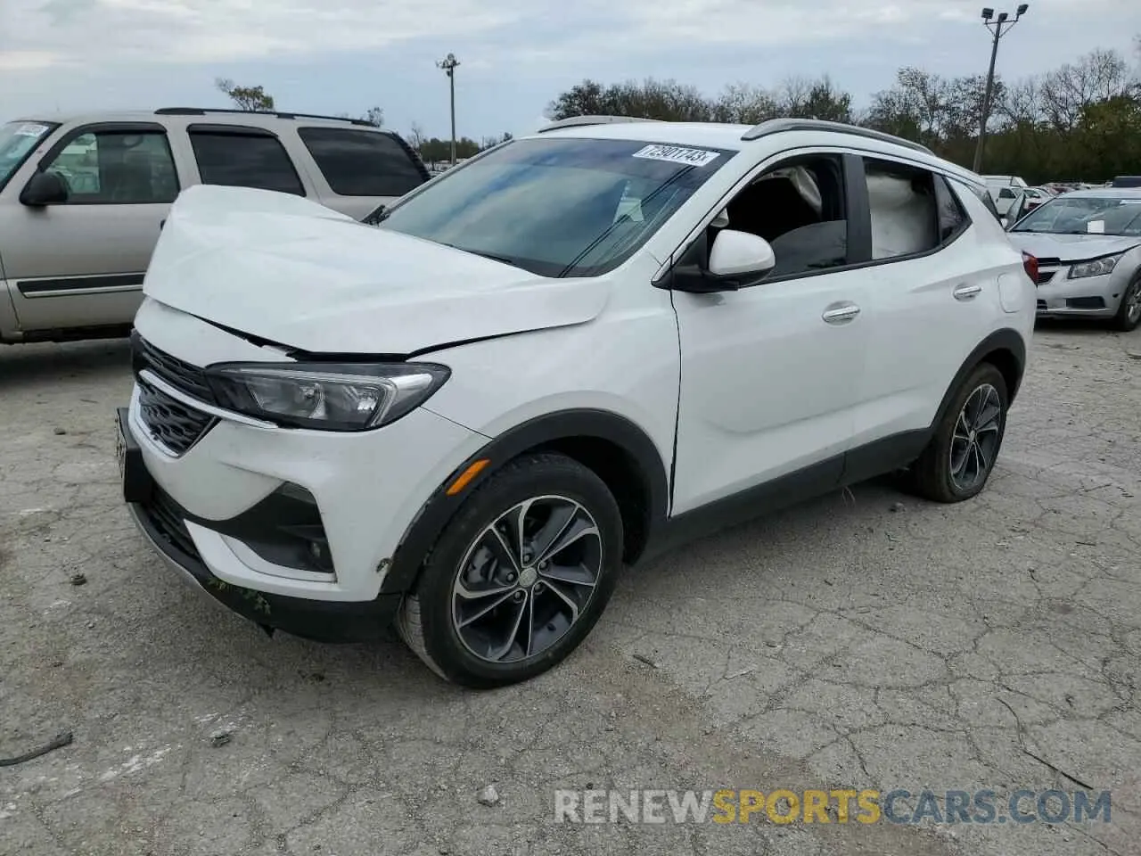 1 Фотография поврежденного автомобиля KL4MMDS25LB131648 BUICK ENCORE 2020
