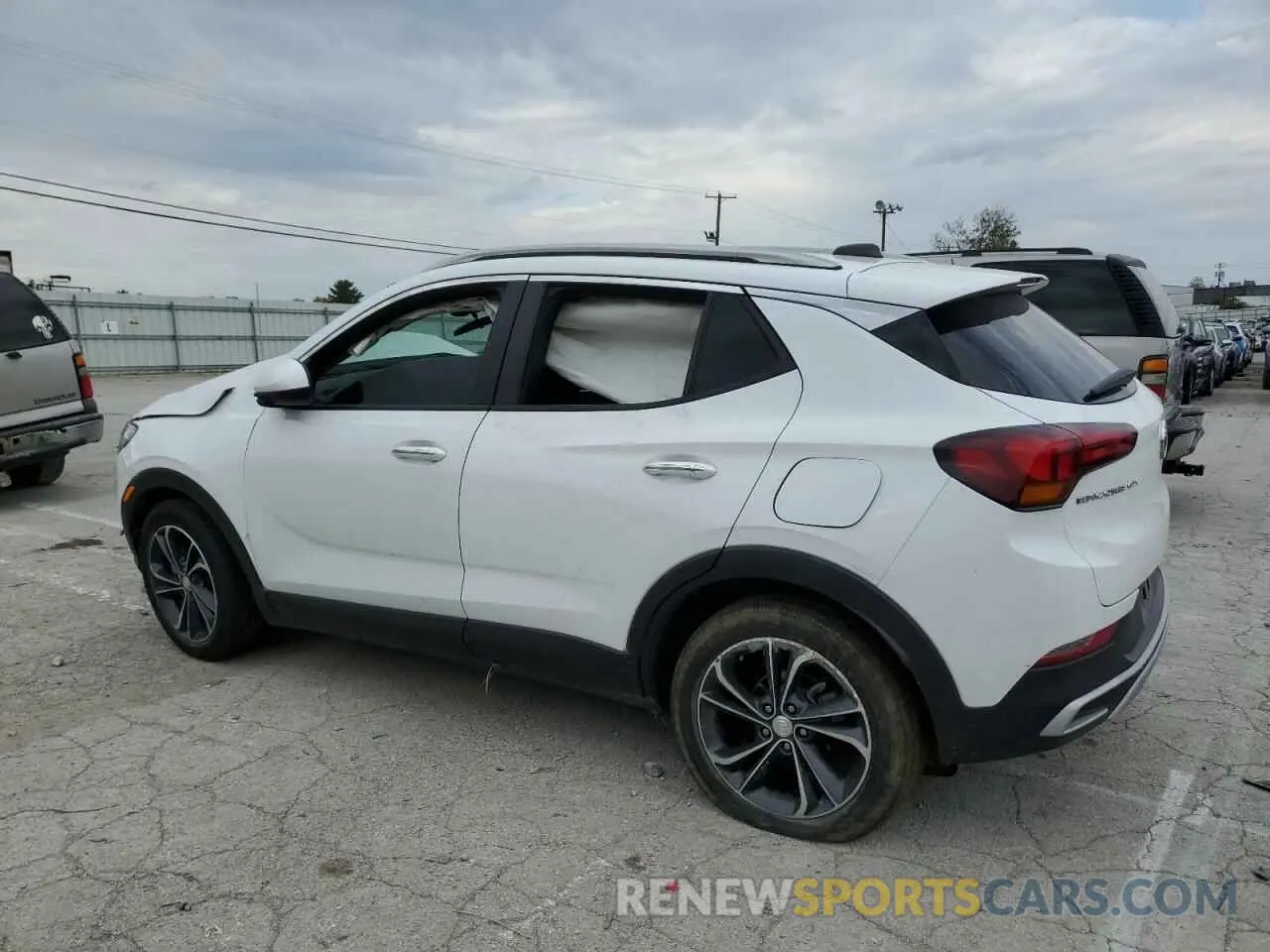2 Фотография поврежденного автомобиля KL4MMDS25LB131648 BUICK ENCORE 2020