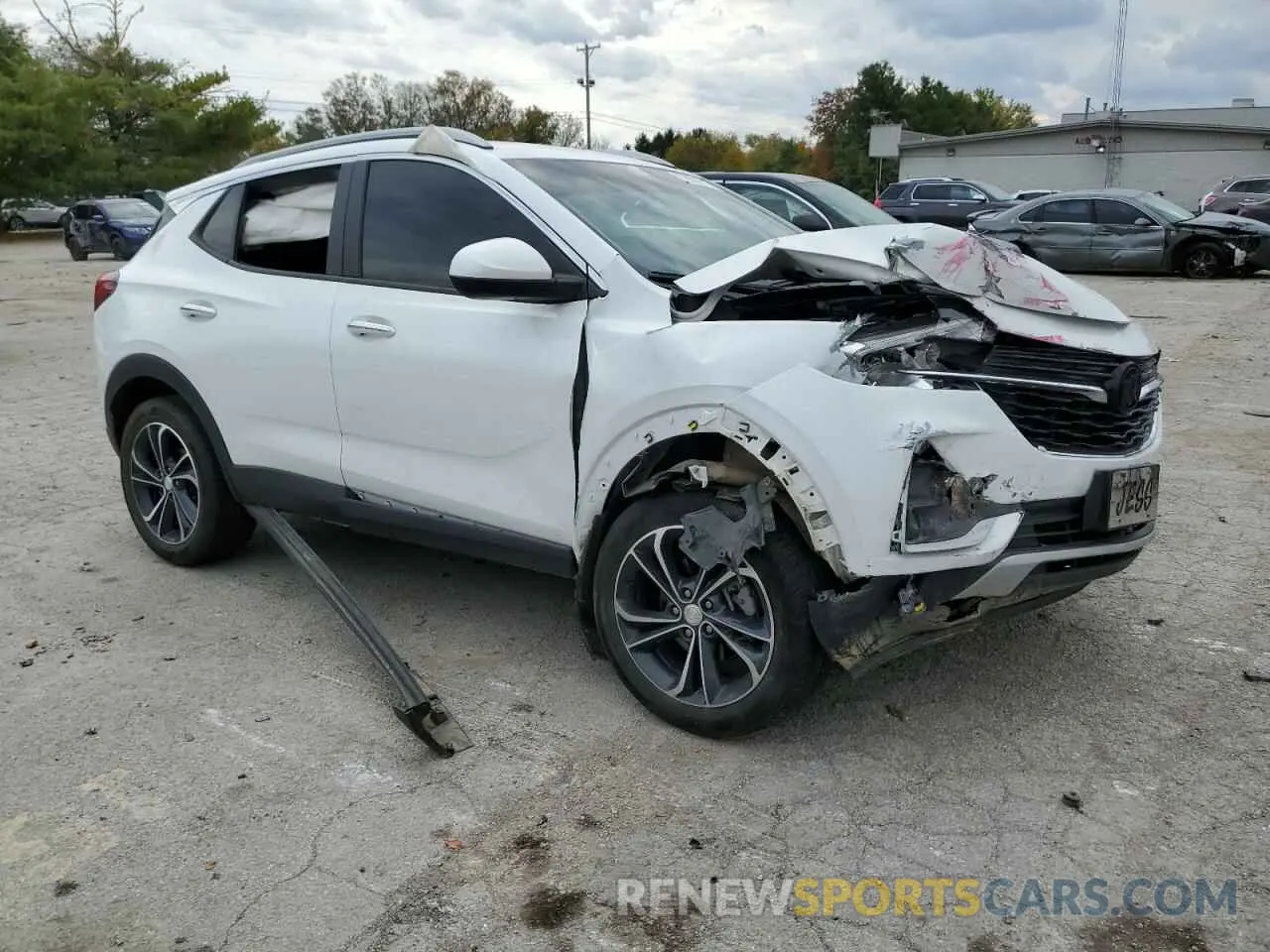 4 Фотография поврежденного автомобиля KL4MMDS25LB131648 BUICK ENCORE 2020