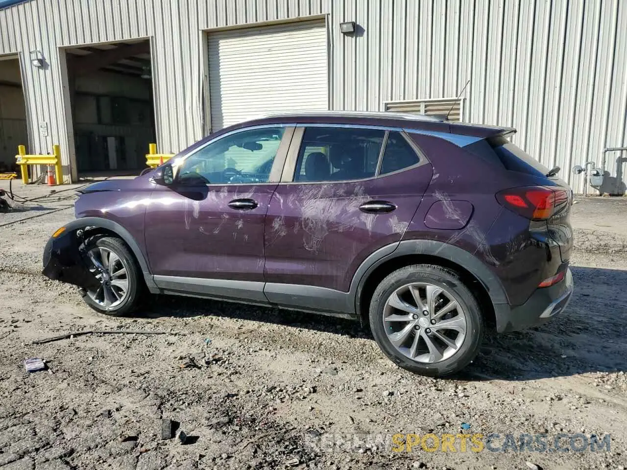 2 Фотография поврежденного автомобиля KL4MMDS2XLB084388 BUICK ENCORE 2020
