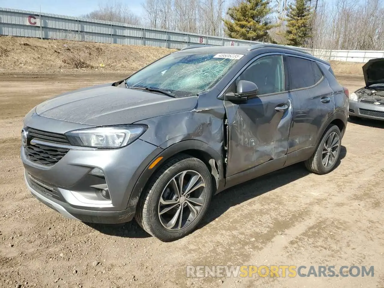 1 Photograph of a damaged car KL4MMDSL3LB096469 BUICK ENCORE 2020