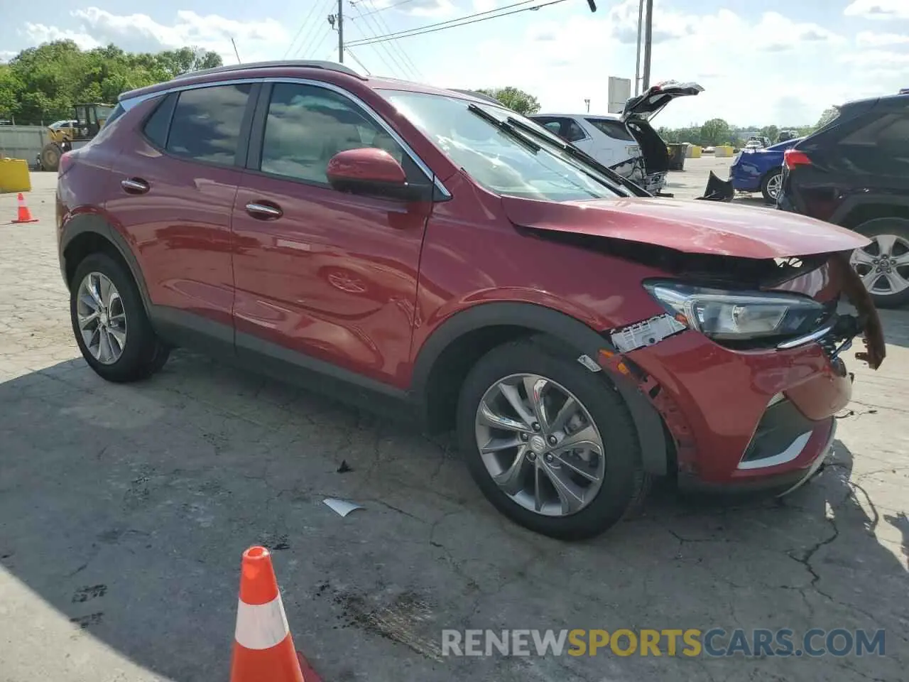 4 Photograph of a damaged car KL4MMDSL9LB099960 BUICK ENCORE 2020