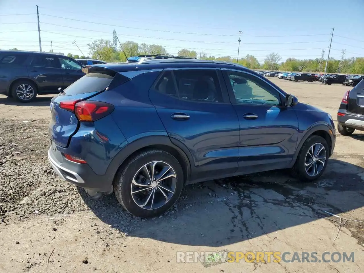 3 Фотография поврежденного автомобиля KL4MMDSLXLB123196 BUICK ENCORE 2020