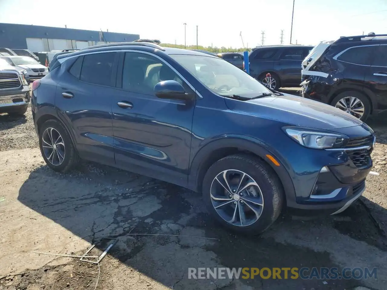 4 Фотография поврежденного автомобиля KL4MMDSLXLB123196 BUICK ENCORE 2020