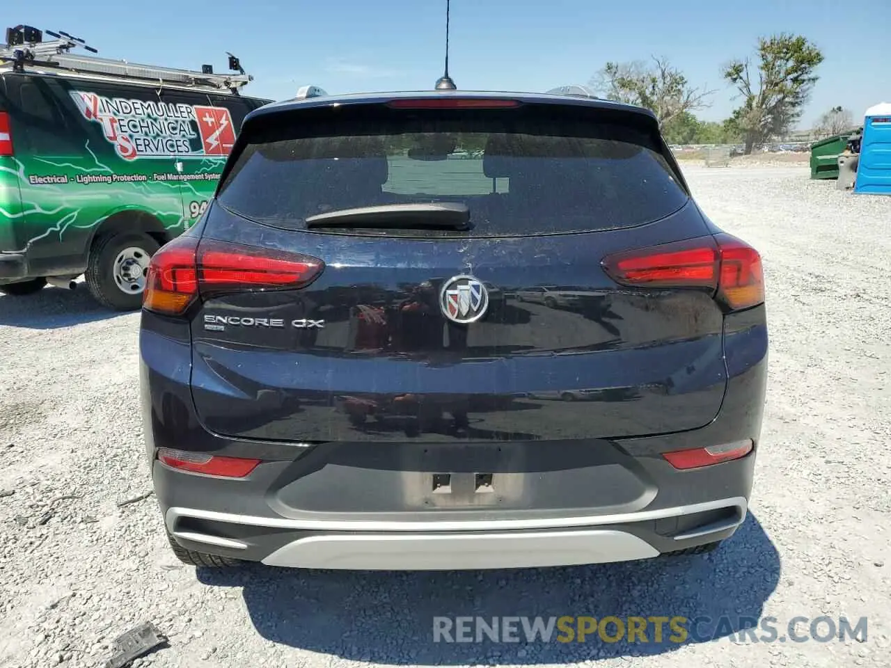 6 Фотография поврежденного автомобиля KL4MMESL1LB117101 BUICK ENCORE 2020