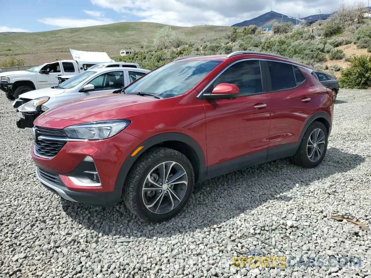 1 Photograph of a damaged car KL4MMESL7LB104563 BUICK ENCORE 2020