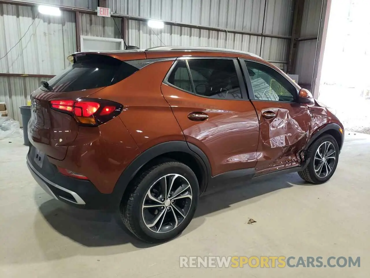 3 Фотография поврежденного автомобиля KL4MMESL8LB113756 BUICK ENCORE 2020