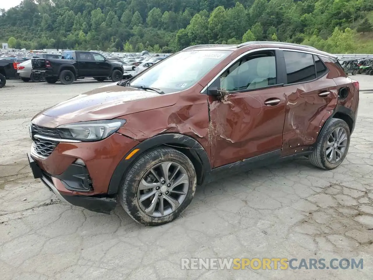 1 Фотография поврежденного автомобиля KL4MMESLXLB088844 BUICK ENCORE 2020