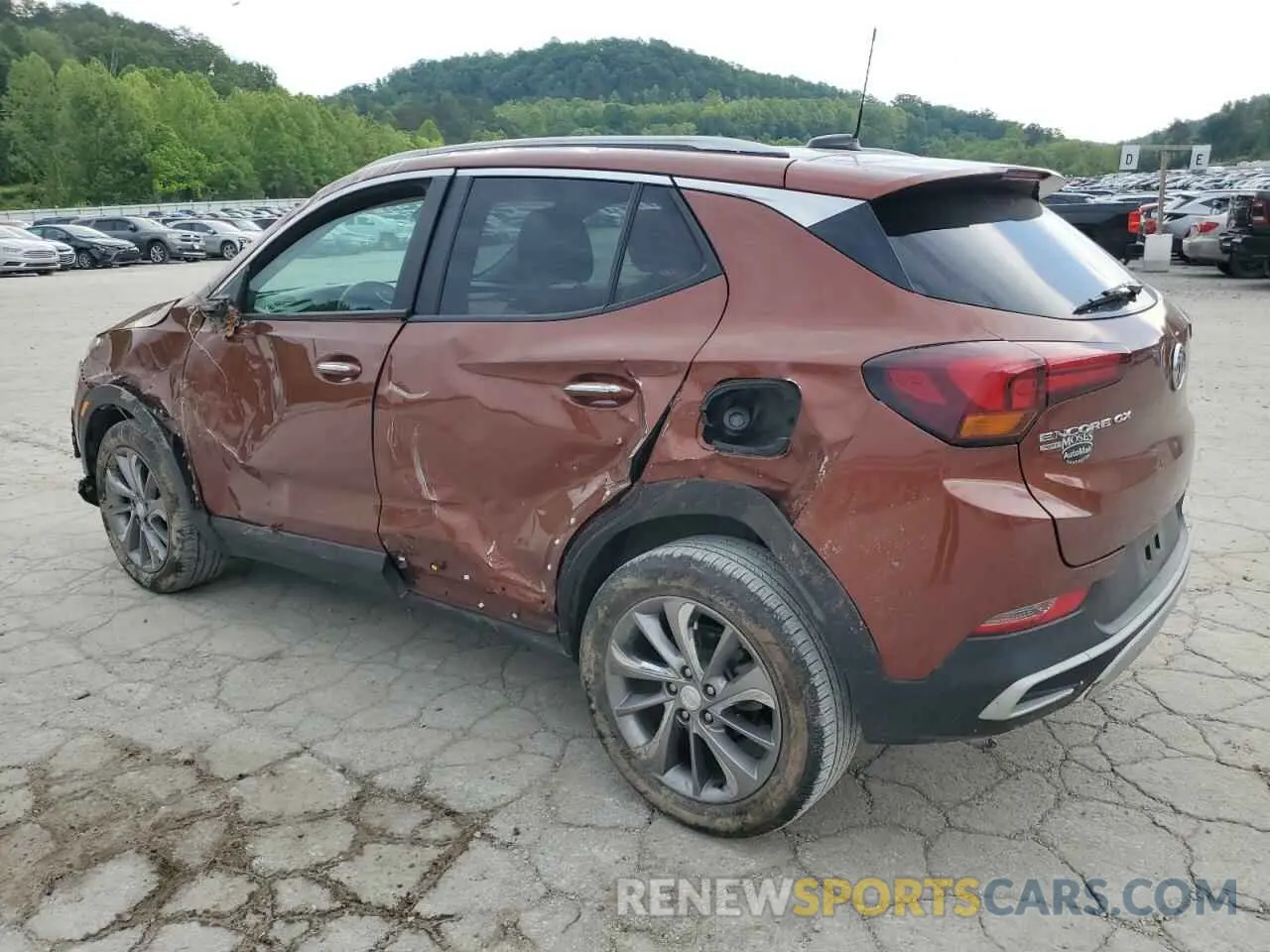 2 Фотография поврежденного автомобиля KL4MMESLXLB088844 BUICK ENCORE 2020