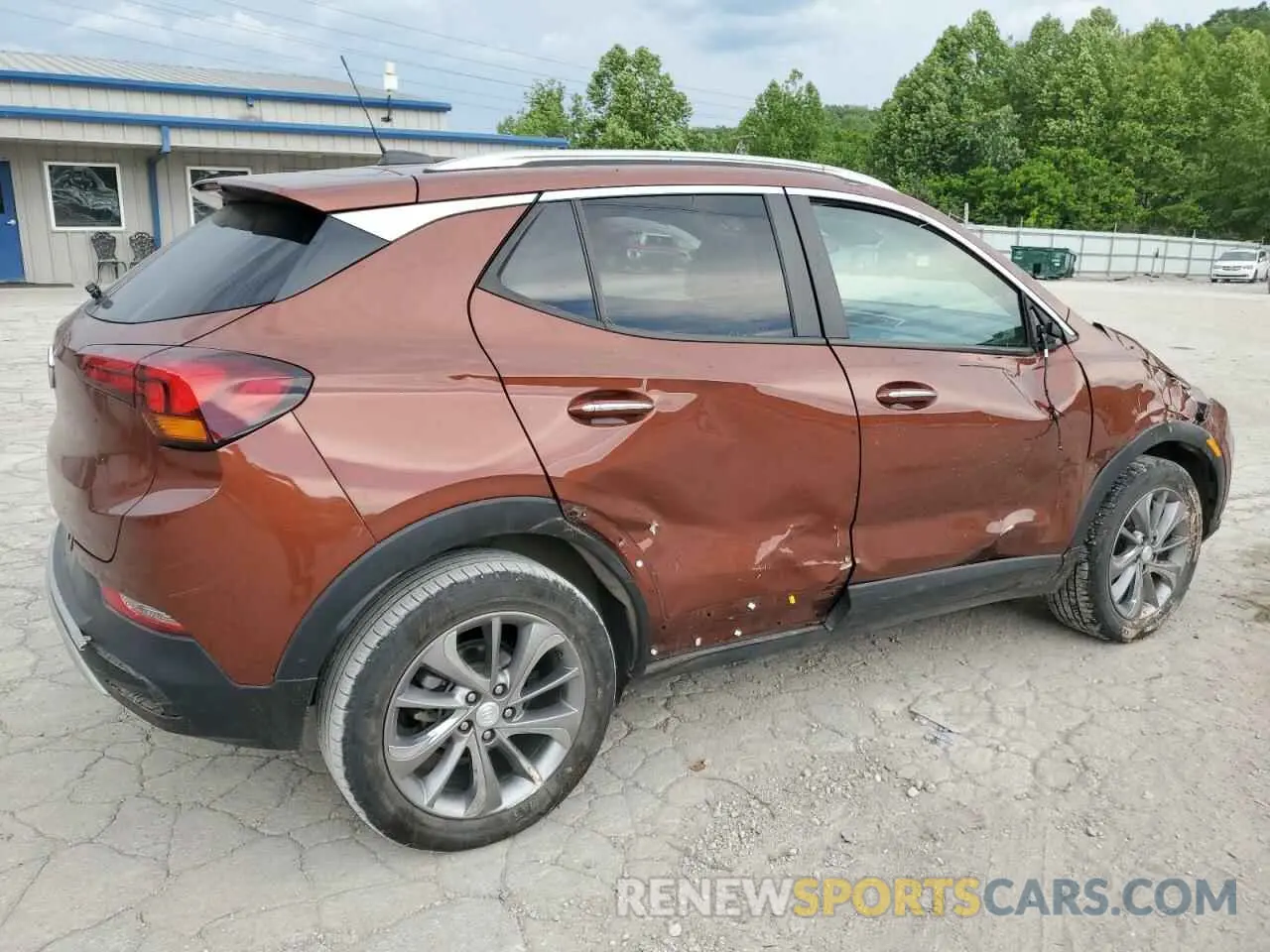 3 Фотография поврежденного автомобиля KL4MMESLXLB088844 BUICK ENCORE 2020
