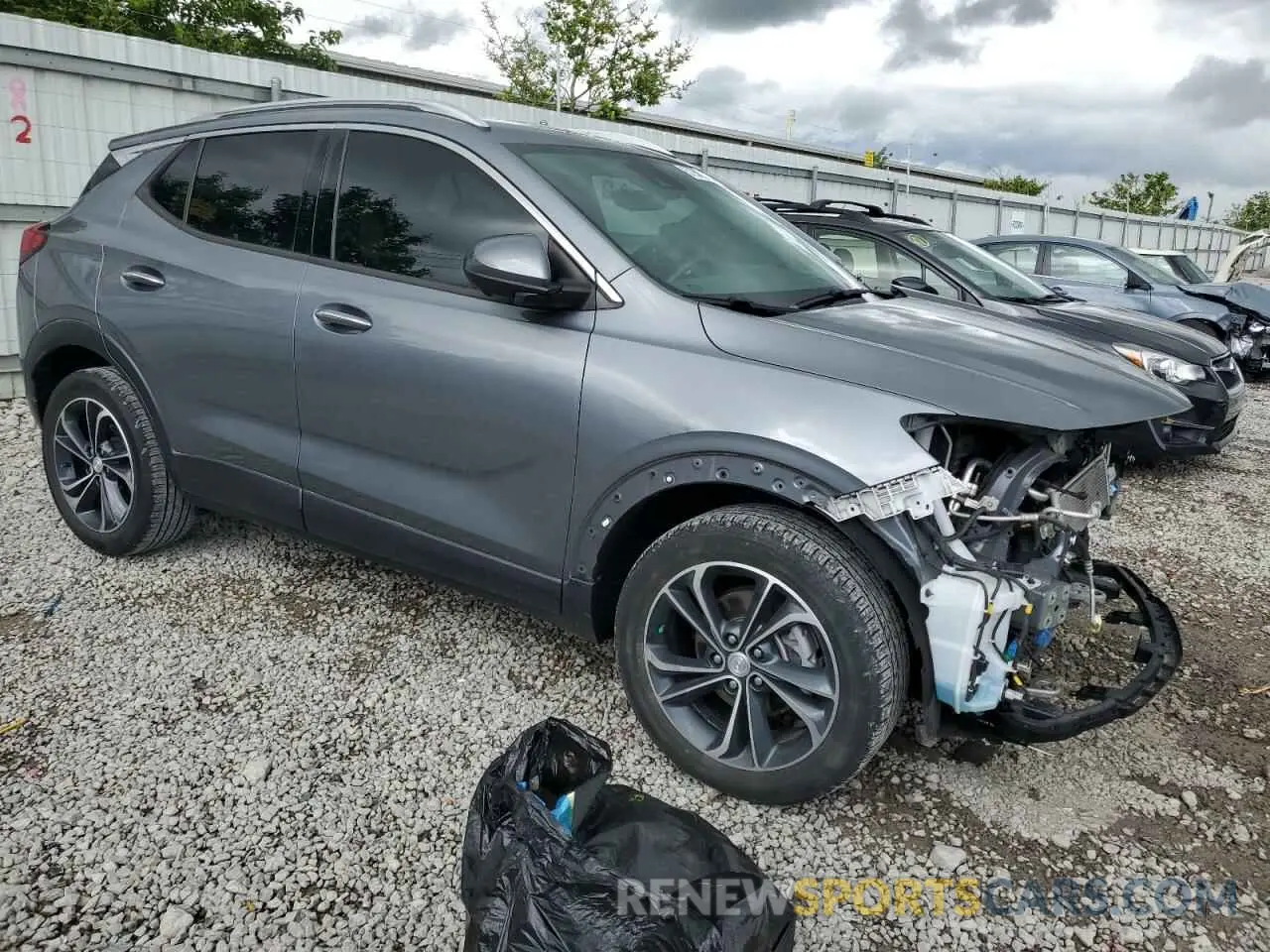 4 Photograph of a damaged car KL4MMFSL1LB124314 BUICK ENCORE 2020
