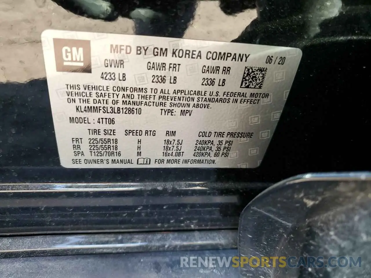 15 Фотография поврежденного автомобиля KL4MMFSL3LB128610 BUICK ENCORE 2020