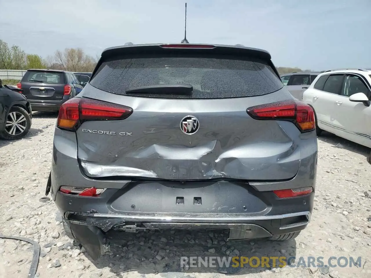 6 Фотография поврежденного автомобиля KL4MMFSLXLB104580 BUICK ENCORE 2020
