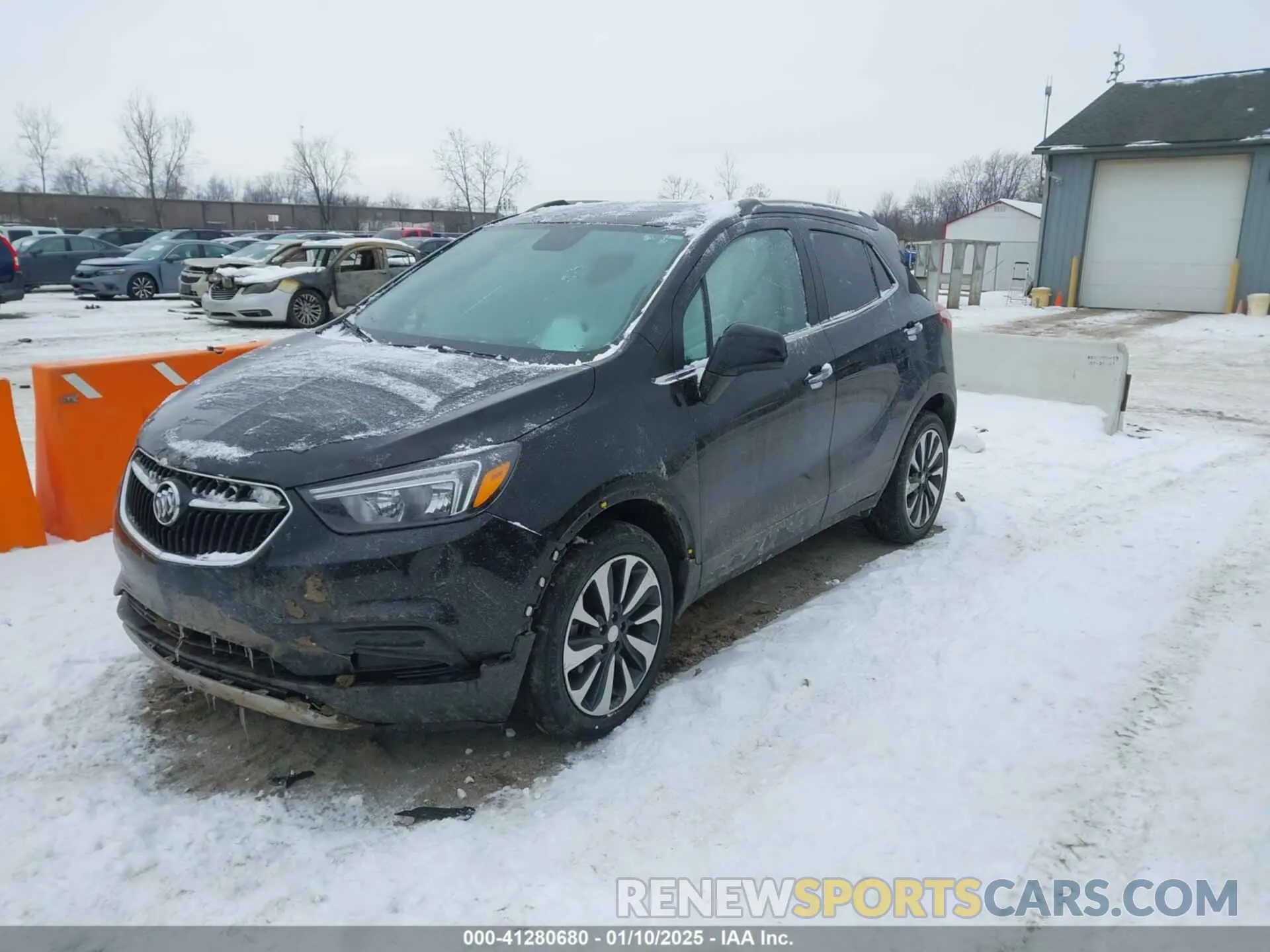 2 Фотография поврежденного автомобиля KL4CJASB1MB314999 BUICK ENCORE 2021