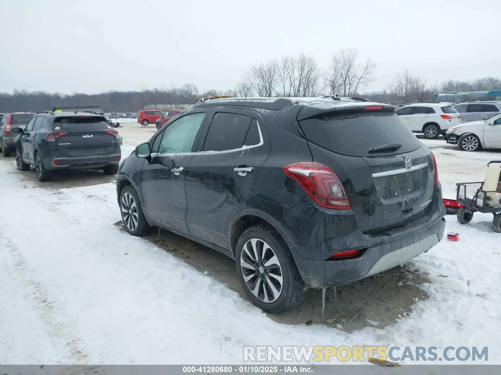 3 Фотография поврежденного автомобиля KL4CJASB1MB314999 BUICK ENCORE 2021