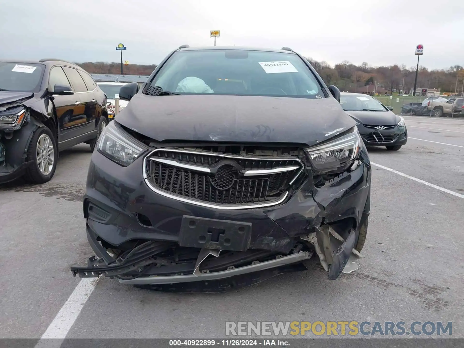 12 Фотография поврежденного автомобиля KL4CJASB4MB333272 BUICK ENCORE 2021