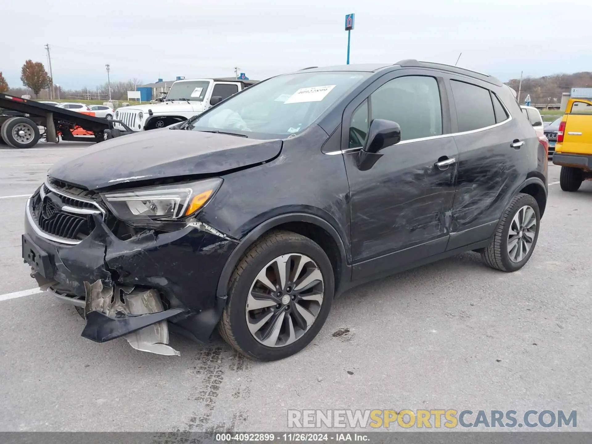 2 Фотография поврежденного автомобиля KL4CJASB4MB333272 BUICK ENCORE 2021