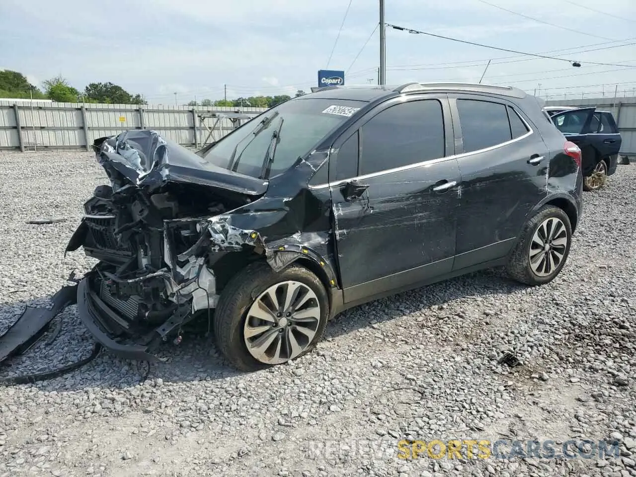 1 Photograph of a damaged car KL4CJASB5MB302712 BUICK ENCORE 2021