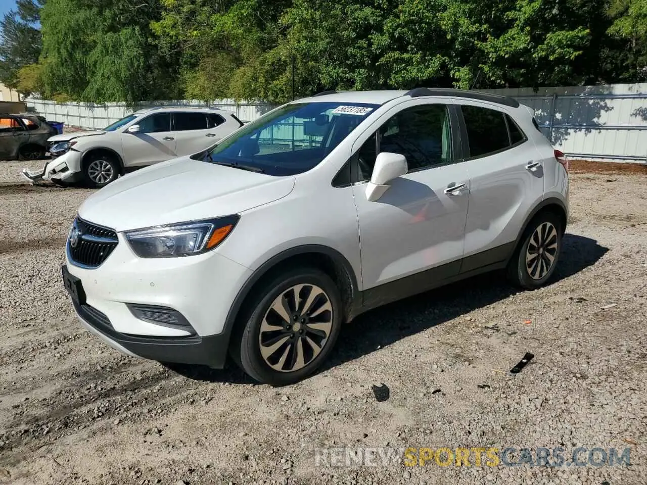 1 Фотография поврежденного автомобиля KL4CJASB5MB304878 BUICK ENCORE 2021