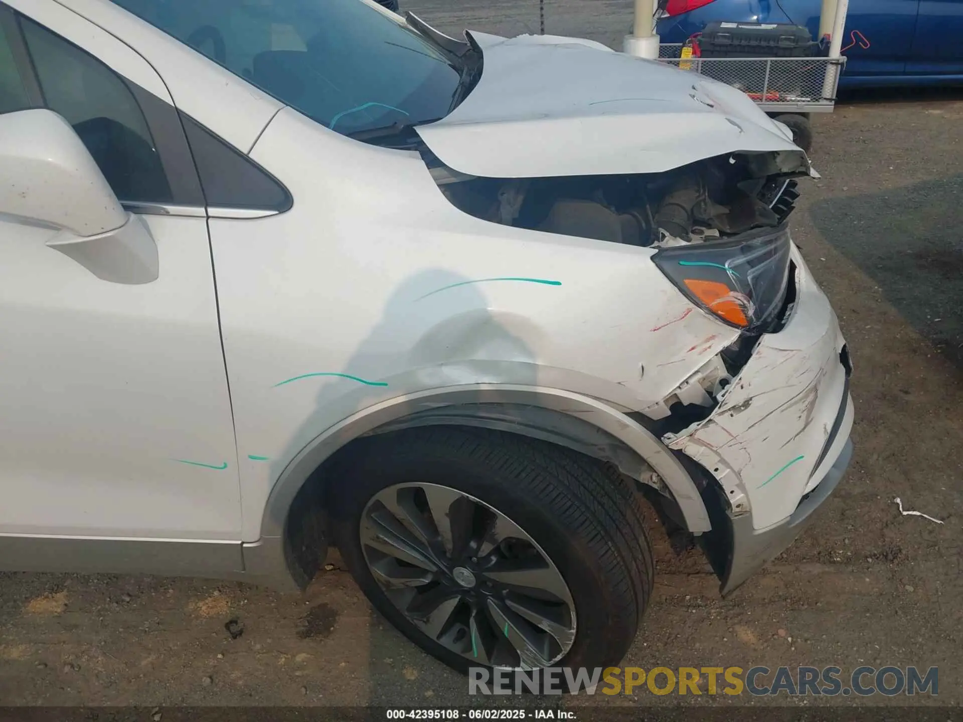 17 Фотография поврежденного автомобиля KL4CJASB5MB314570 BUICK ENCORE 2021