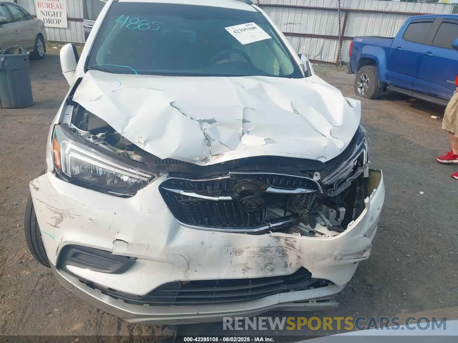 6 Фотография поврежденного автомобиля KL4CJASB5MB314570 BUICK ENCORE 2021