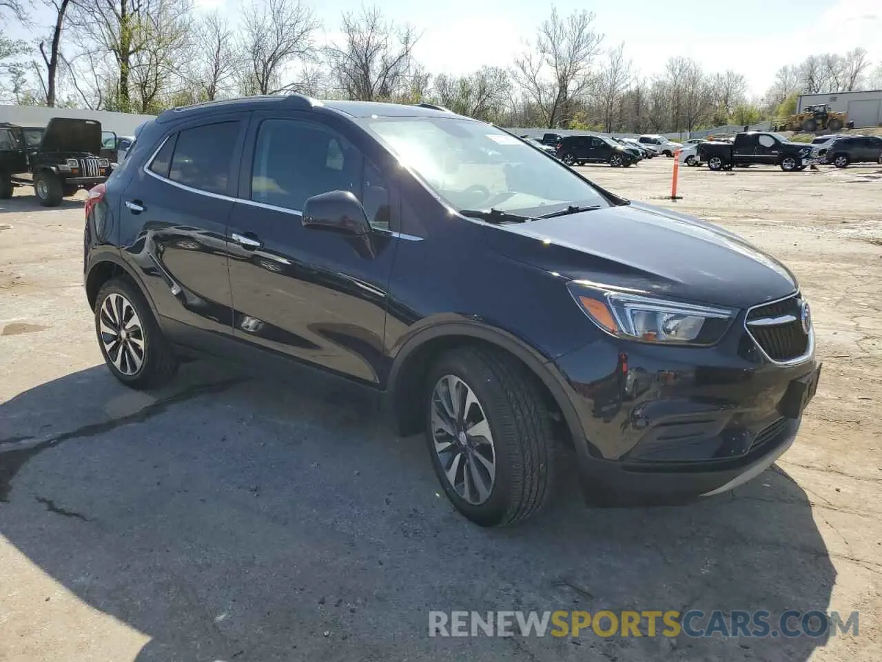 4 Фотография поврежденного автомобиля KL4CJASB5MB334012 BUICK ENCORE 2021