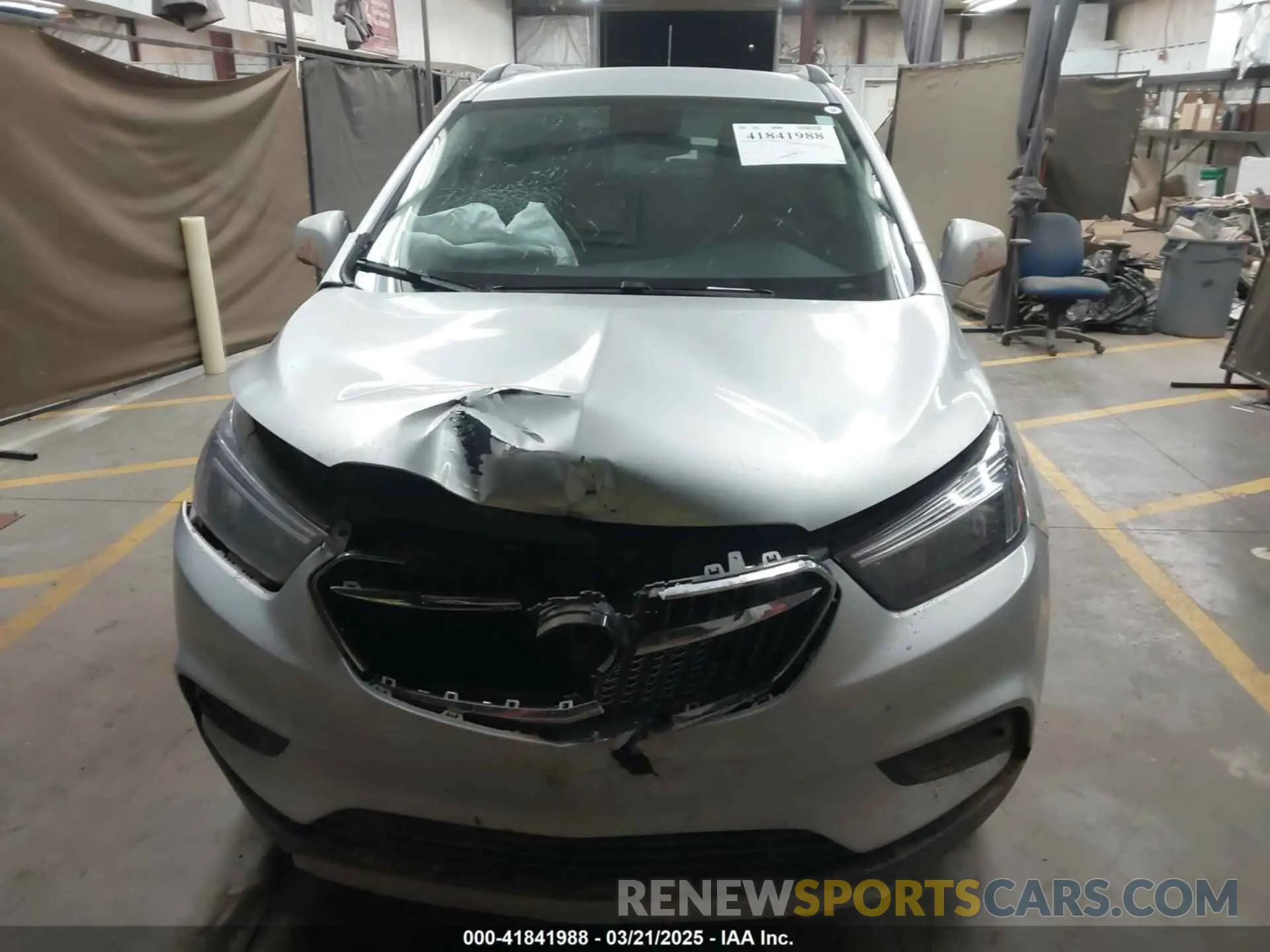 12 Фотография поврежденного автомобиля KL4CJASB6MB309930 BUICK ENCORE 2021