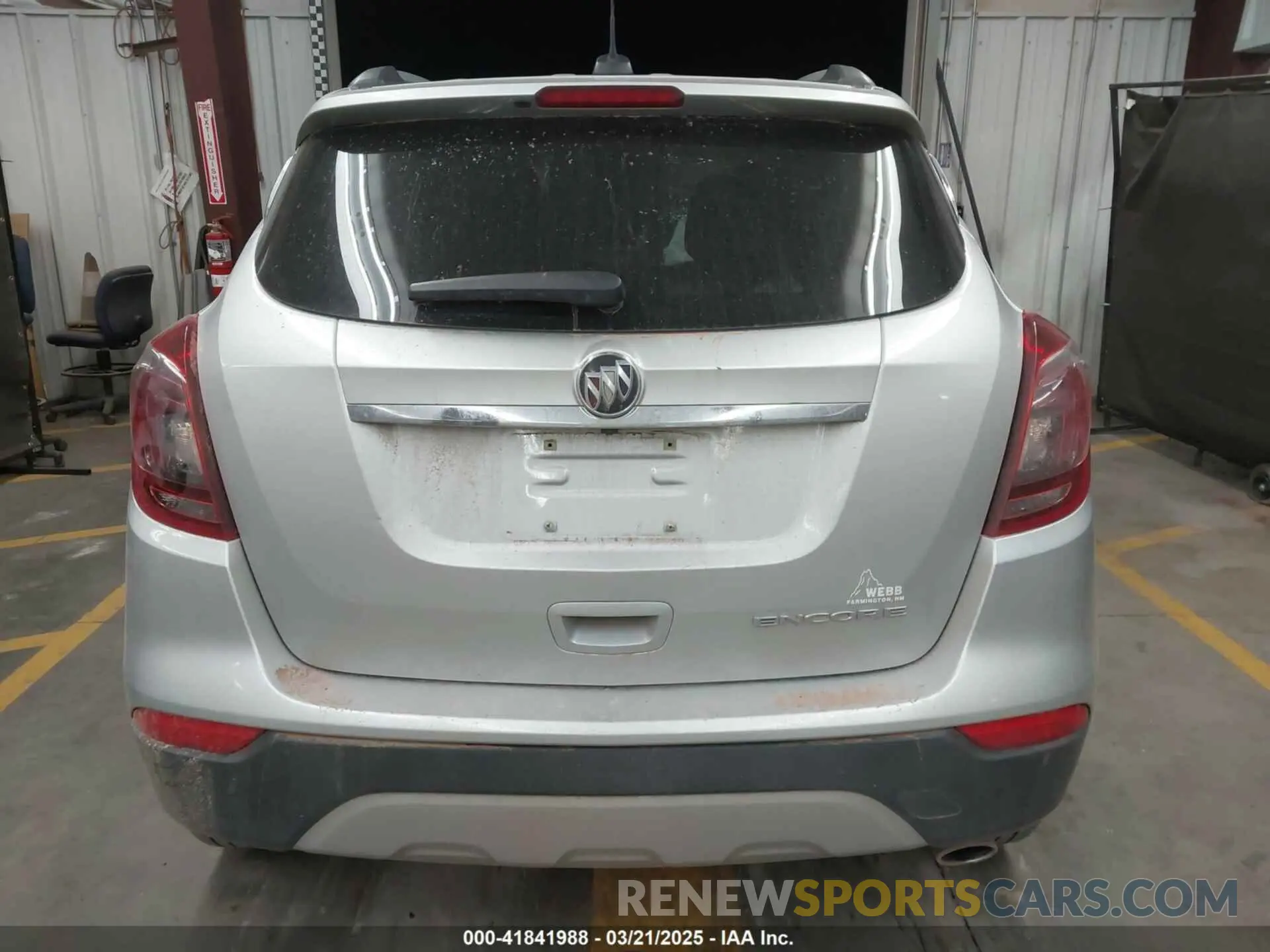16 Фотография поврежденного автомобиля KL4CJASB6MB309930 BUICK ENCORE 2021