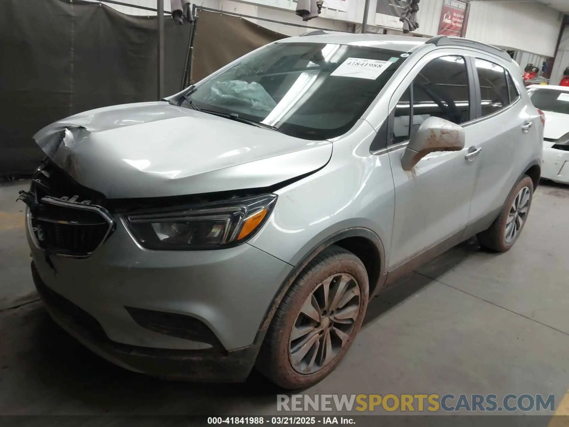 2 Фотография поврежденного автомобиля KL4CJASB6MB309930 BUICK ENCORE 2021