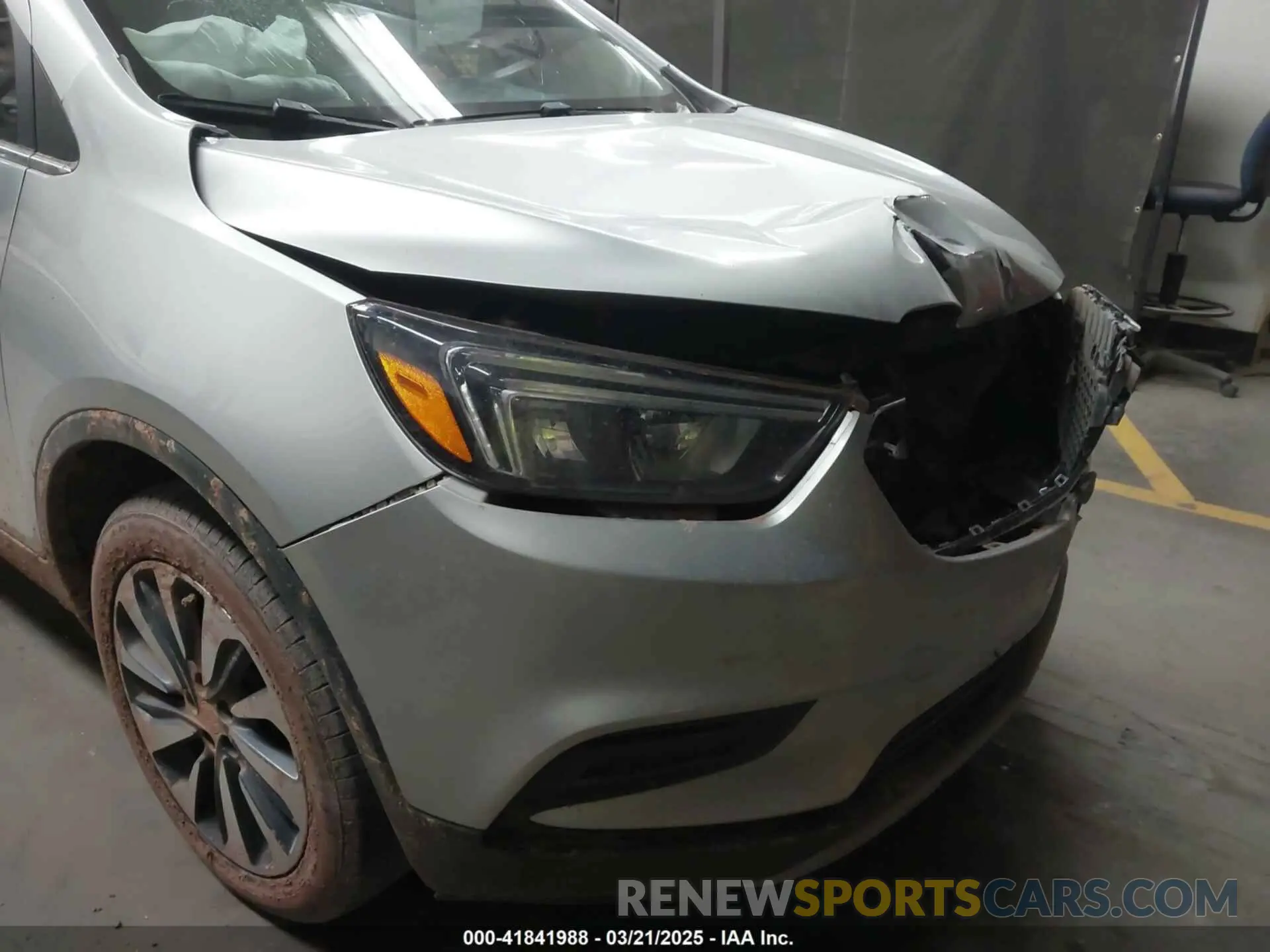 6 Фотография поврежденного автомобиля KL4CJASB6MB309930 BUICK ENCORE 2021