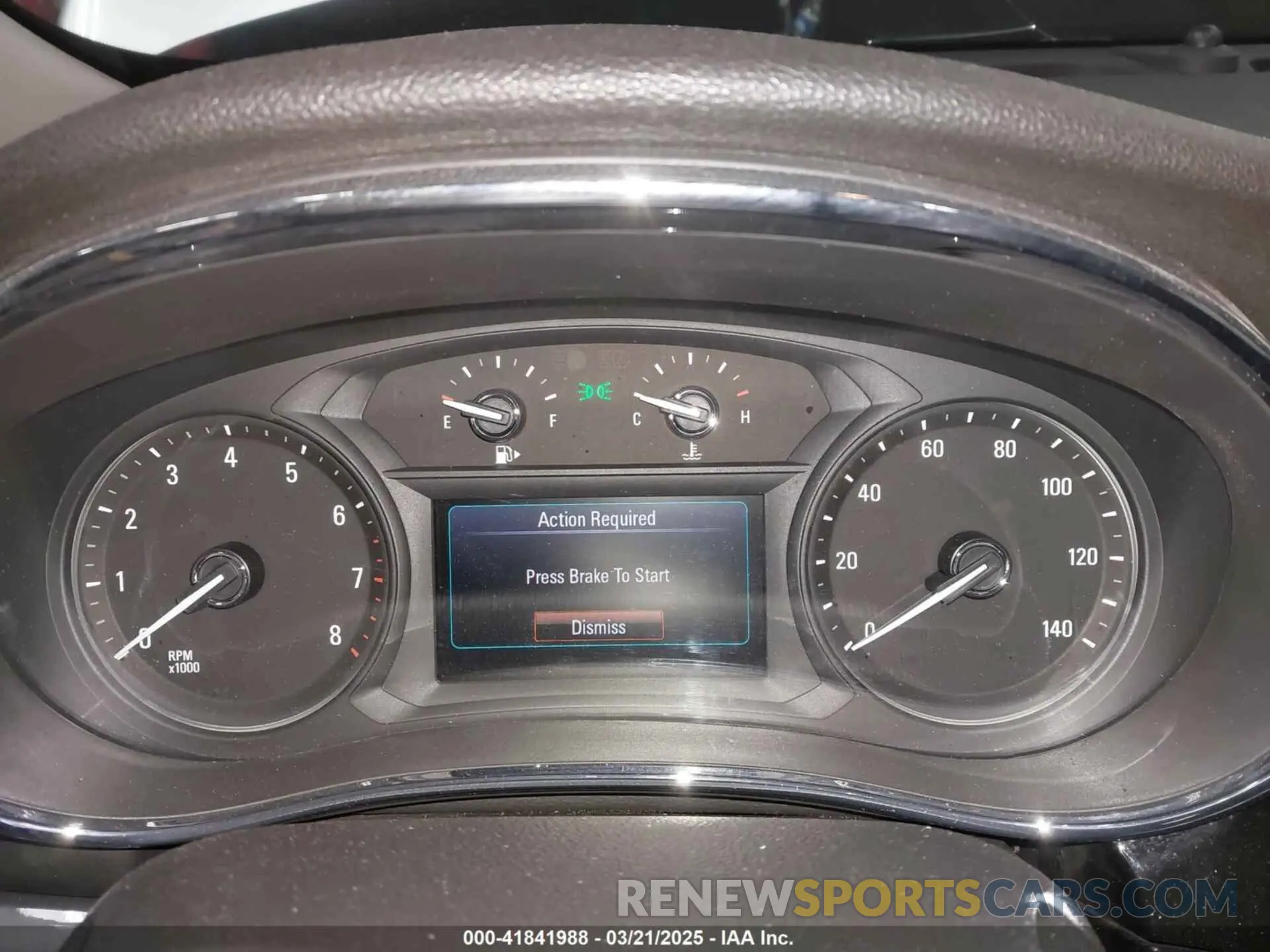 7 Фотография поврежденного автомобиля KL4CJASB6MB309930 BUICK ENCORE 2021