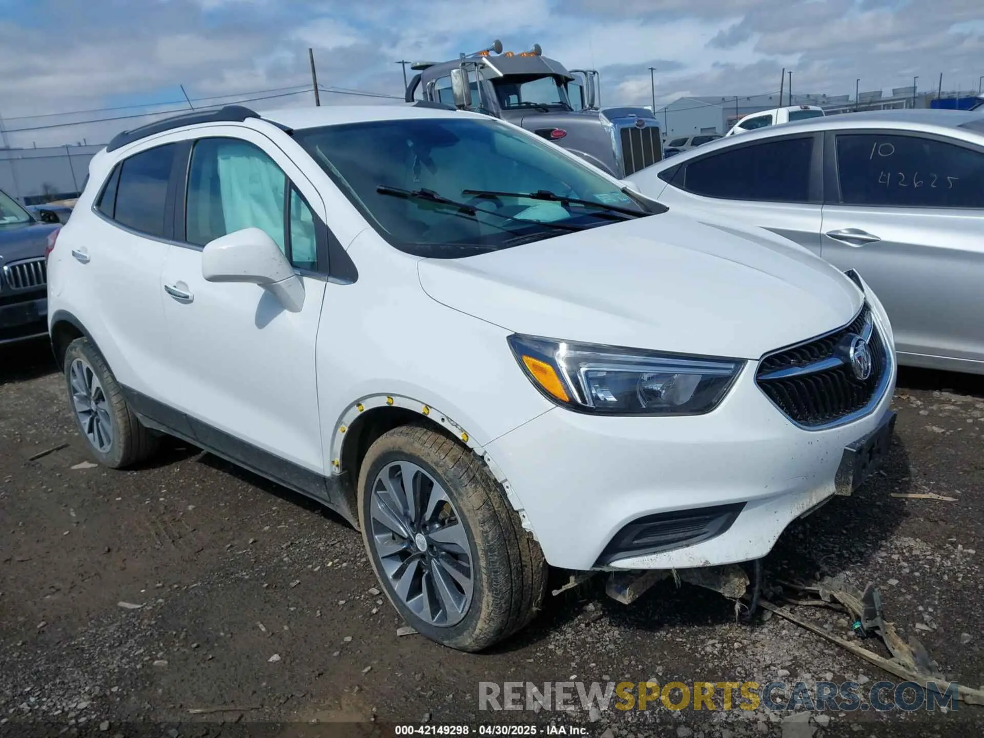 1 Фотография поврежденного автомобиля KL4CJASB6MB338313 BUICK ENCORE 2021