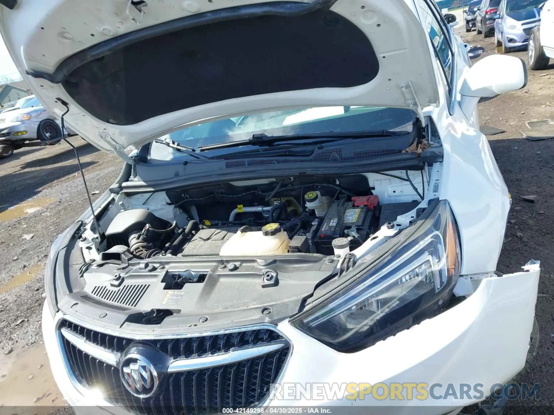 10 Фотография поврежденного автомобиля KL4CJASB6MB338313 BUICK ENCORE 2021