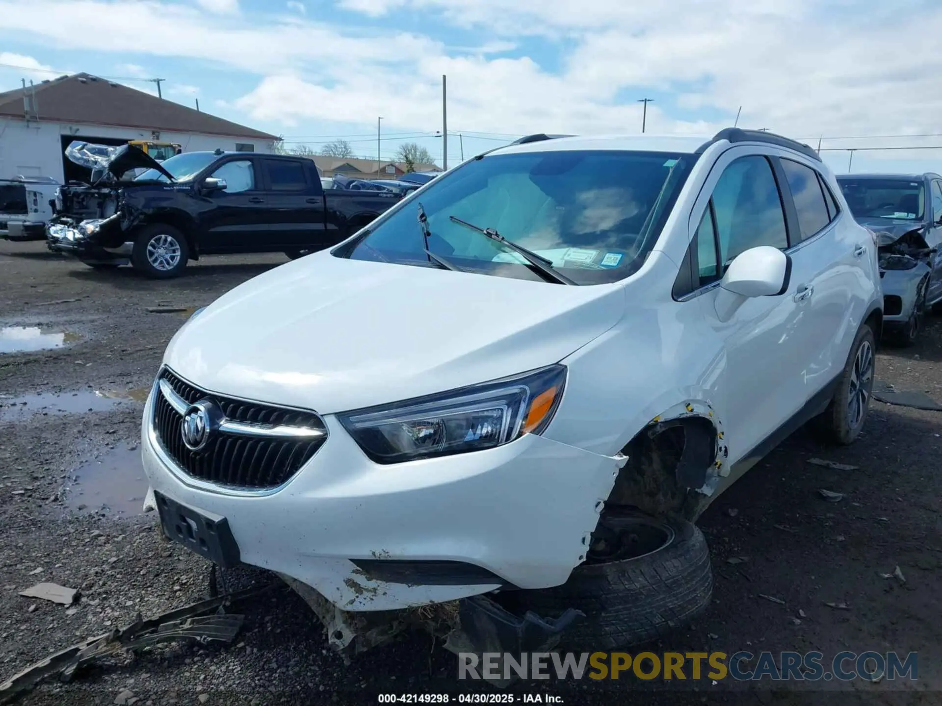 2 Фотография поврежденного автомобиля KL4CJASB6MB338313 BUICK ENCORE 2021