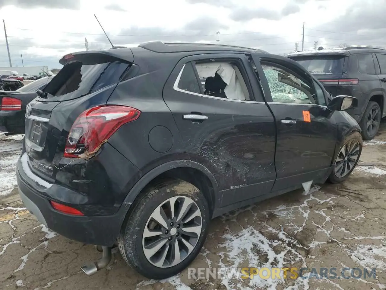 3 Фотография поврежденного автомобиля KL4CJASB7MB333282 BUICK ENCORE 2021